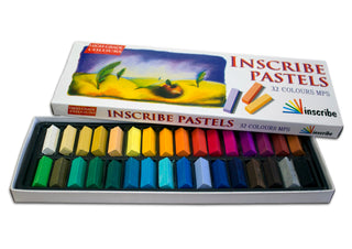 Inscribe Soft Colour Pastels Half Stick Set of 32 Colours