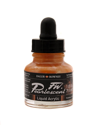 Daler Rowney FW Pearlescent Acrylic Inks 29.5ml - Sun Orange