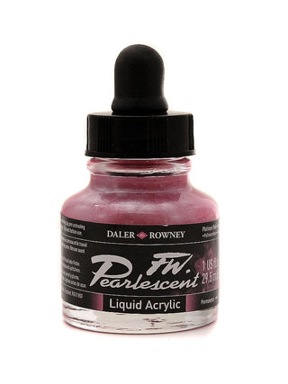 Daler Rowney FW Pearlescent Acrylic Inks 29.5ml - Platinum Pink