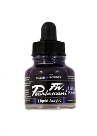 Daler Rowney FW Pearlescent Acrylic Inks 29.5ml - Moon Violet