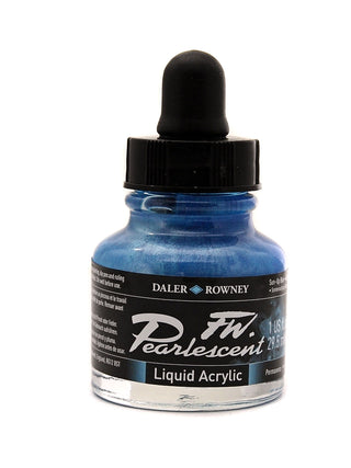 Daler Rowney FW Pearlescent Acrylic Inks 29.5ml - Sun-up Blue