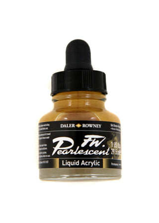 Daler Rowney FW Pearlescent Acrylic Inks 29.5ml - Bell Bronze