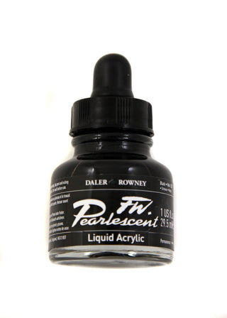 Daler Rowney FW Pearlescent Acrylic Inks 29.5ml - Black