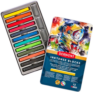 Derwent Inktense Blocks 12 Tin