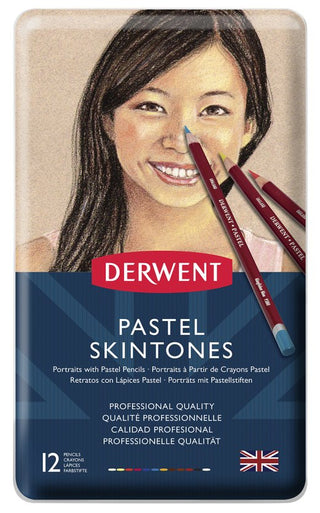 Derwent Pastel Pencil Portrait 12 Tin