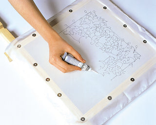 Silk painting ideas with Pebeo Setasilk Gutta