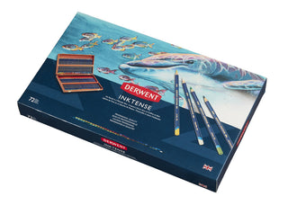 Derwent Inktense Pencils Wooden Box of 72