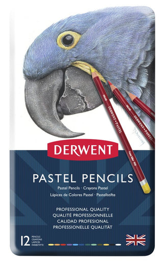 Derwent Pastel Pencils 12 Tin