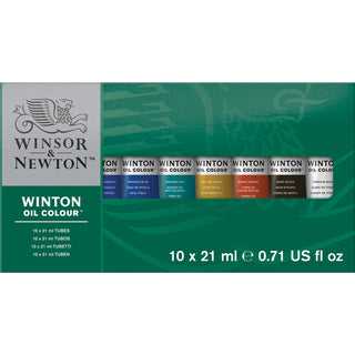 Winsor & Newton Winton Oil Paint Set 10 x 21ml