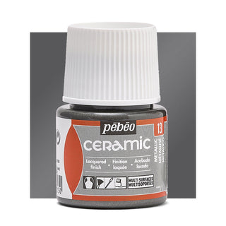 Pebeo Ceramic Paint 45ml - Metallic