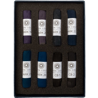 Unison Colour Soft Pastels Midnight 8 Set