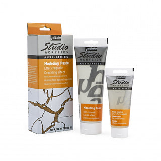 Pebeo Studio Acrylics Modeling Paste Crackling Effect Kit