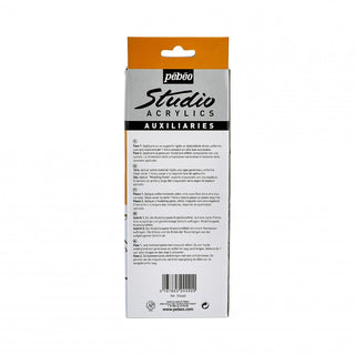 Pebeo Studio Acrylics Modeling Paste Crackling Effect Kit