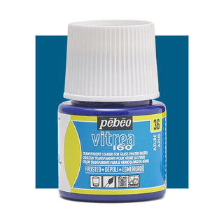 Pebeo Vitrea 160 Glass Paint 45ml - Azure  (Frosted)