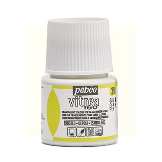 Pebeo Vitrea 160 Glass Paint 45ml - Cloud (Frosted)
