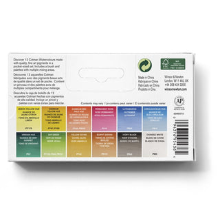 Winsor & Newton Cotman Watercolour Palette Pocket Set