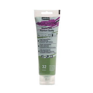Pebeo DecoCreme Decor & Acrylic Paint 120ml - 032 Fir Green