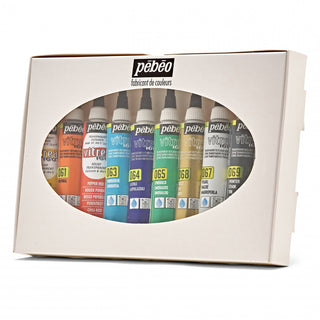 Pebeo Vitrea 160 Outliner Set 10 x 20ml