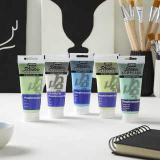 Pebeo Studio Acrylic 100ml Phosphorescent Gels
