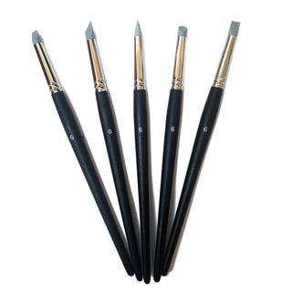 Silicone Colour Shaper Tool Set of 5 (Size #6)