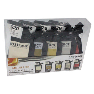 Sennelier Abstract Acrylic Metallics Set 5 x 120ml