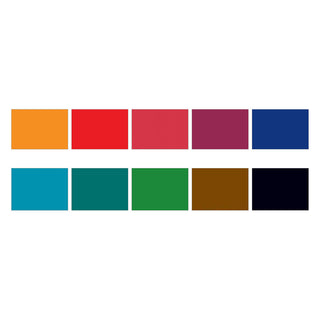 Pebeo Vitrail Glass Paint Assorted 10 x 45ml Box Set