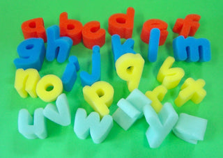 Major Brushes Foam Lowercase Letters Set