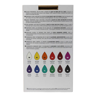 Pebeo Vitrea 160 Glass Paint Exploration Set 12 x 20ml