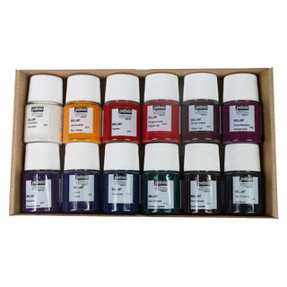 Pebeo Vitrea 160 Glass Paint Exploration Set 12 x 20ml