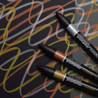 Winsor & Newton Promarker Metallic 6 Set