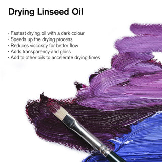 Winsor & Newton Oil Colour Mediums: Drying Linseed Oil 75ml