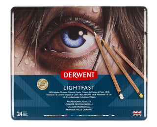 Derwent Lightfast Pencil Tin Set 24