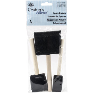 Royal & Langnickel Crafter's Choice Foam Brush Set of 3