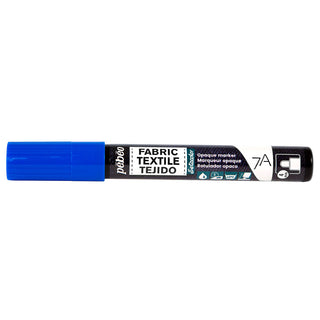 Pebeo 7A Opaque 4mm Fabric Marker - Blue