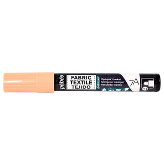 Pebeo 7A Opaque 4mm Fabric Marker - Pastel Orange