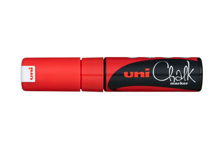 Uni-Ball Chalk Paint Marker PWE-8K 8mm Chisel Nib (Red)