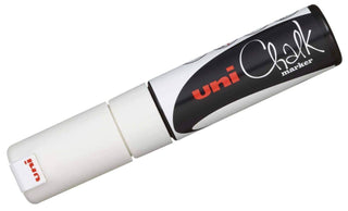 Uni-Ball Chalk Paint Marker PWE-8K 8mm Chisel Nib (White)