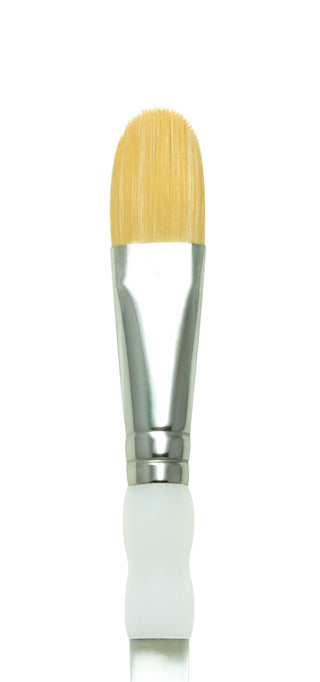 Royal & Langnickel Soft Grip Gold Taklon Paint Brushes - Oval Wash