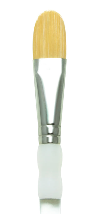 Royal & Langnickel Soft Grip Gold Taklon Paint Brushes - Oval Wash