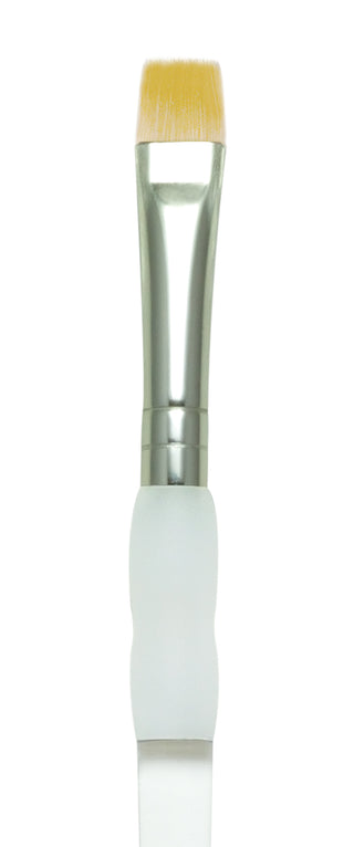 Royal & Langnickel Soft Grip Gold Taklon Paint Brushes - Short Shader