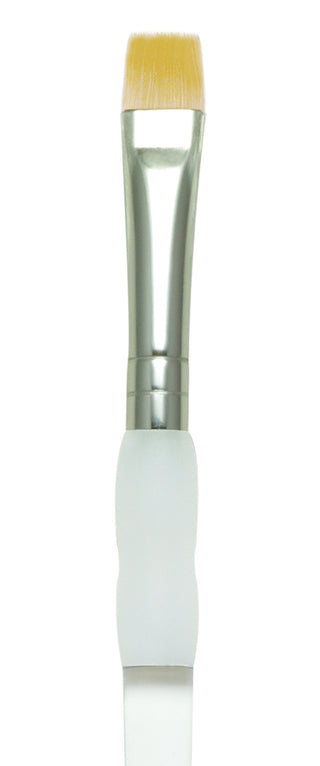 Royal & Langnickel Soft Grip Gold Taklon Paint Brushes - Short Shader