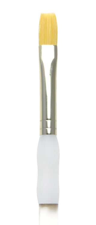 Royal & Langnickel Soft Grip Gold Taklon Paint Brushes - Shader