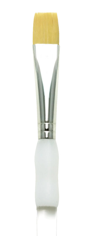Royal & Langnickel Soft Grip Gold Taklon Paint Brushes - Shader