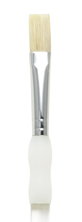 Royal & Langnickel Soft Grip Stiff Hog Bristle Brushes - Bright