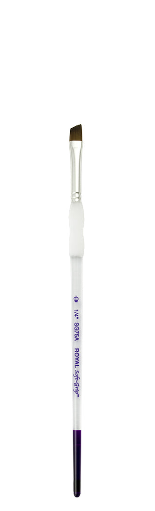 Royal & Langnickel Soft Grip Synthetic Sable Brushes - Angular