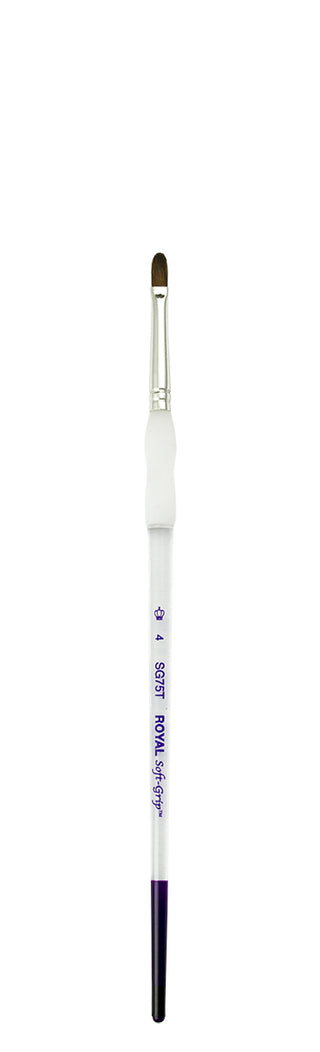 Royal & Langnickel Soft Grip Synthetic Sable Brushes - Filbert