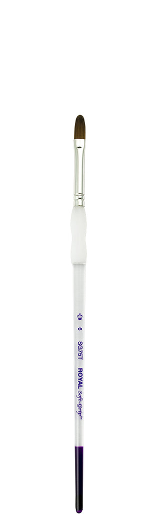 Royal & Langnickel Soft Grip Synthetic Sable Brushes - Filbert