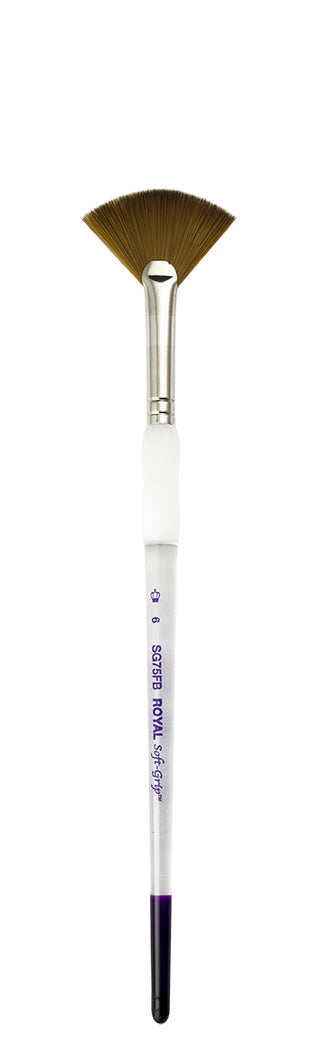 Royal & Langnickel Soft Grip Synthetic Sable Brushes - Fan