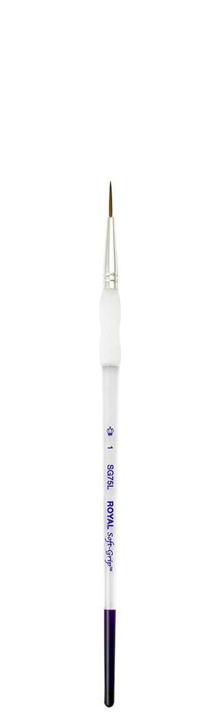 Royal & Langnickel Soft Grip Synthetic Sable Brushes - Short Liner