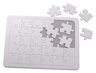 Major Brushes Blank Jigsaw to Paint & Colour (30 Piece)